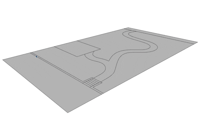 Animation construction terrain maison étape par étape